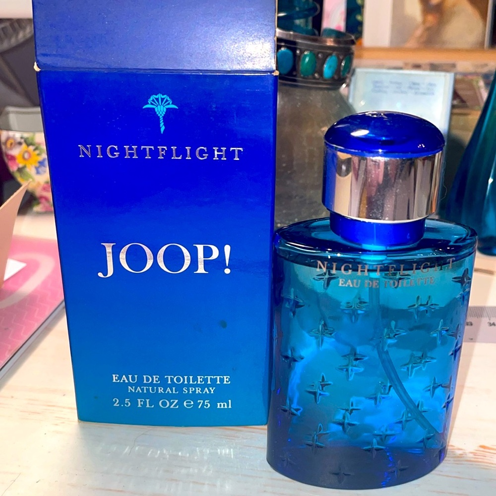 VINTAGE 90s JOOP NIGHTFLIGHT EAU DE TOILETTE 2.5 oz Full in box Mens Fragrance